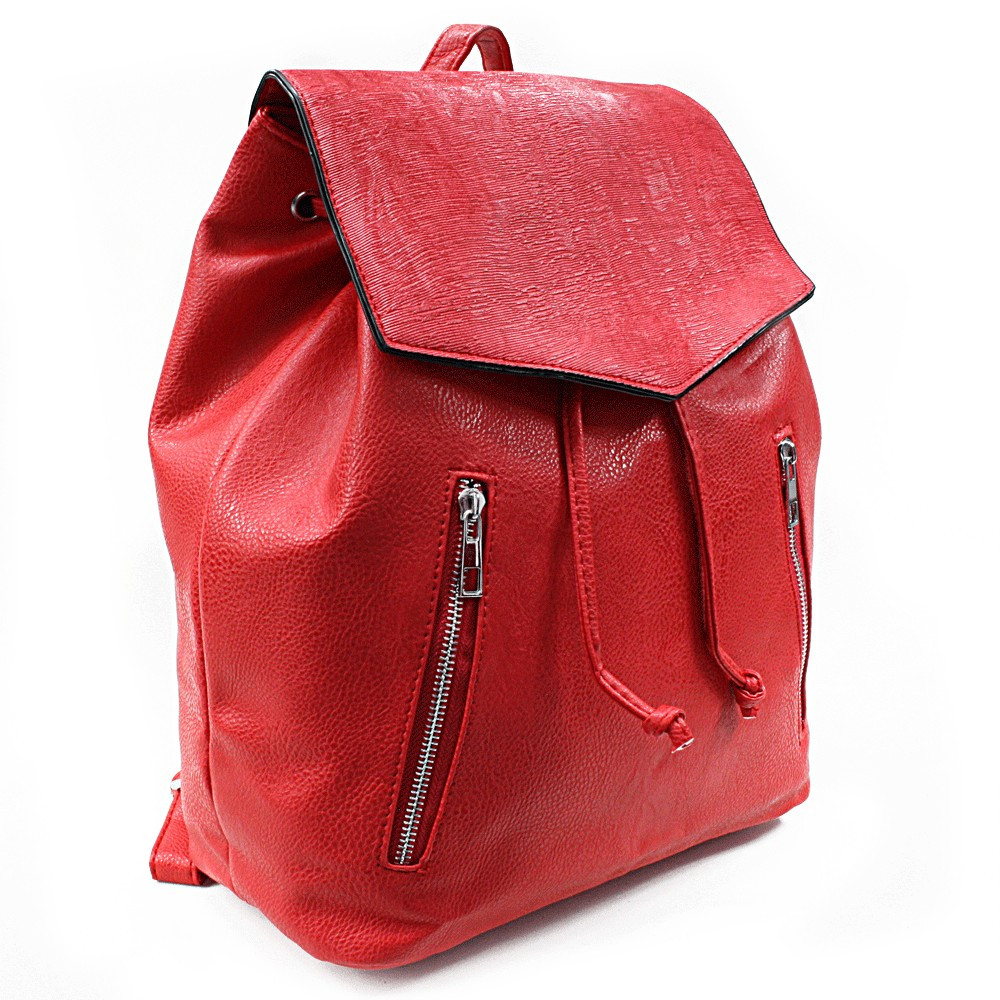 Červený elegantný batoh Renee