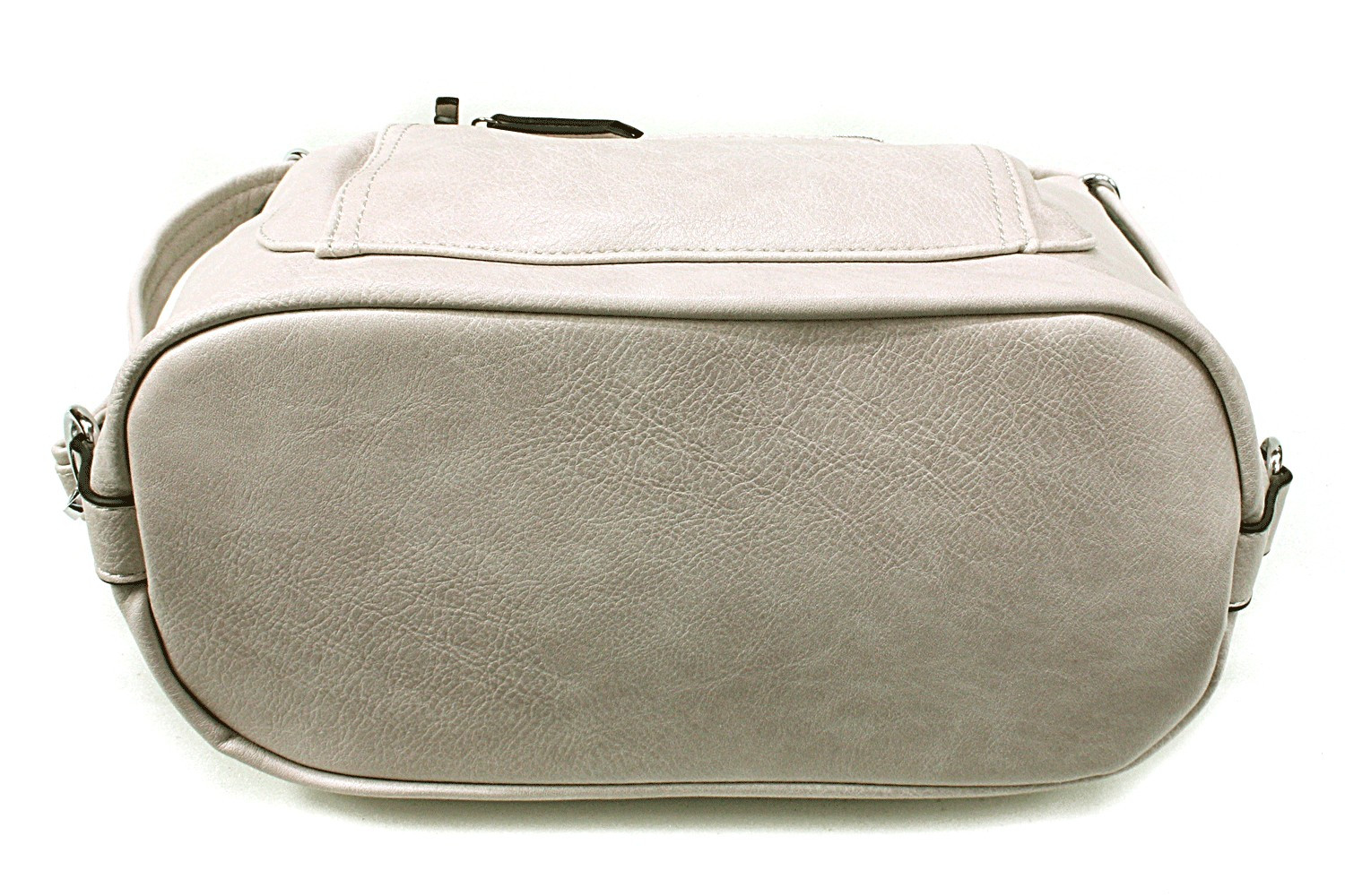 Světle šedá dámská crossbody kabelka a batoh Ascelina