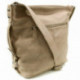 Písková velká moderní crossbody kabelka Ulbiel