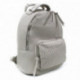 Světle šedý dámský stylový praktický batoh Laurencia