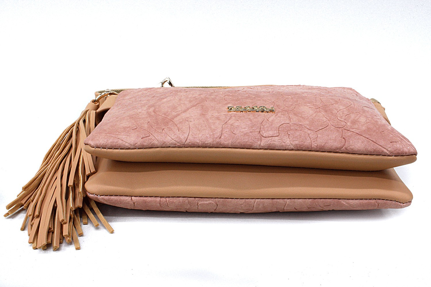 Růžová netradiční crossbody dámská kabelka Pansy