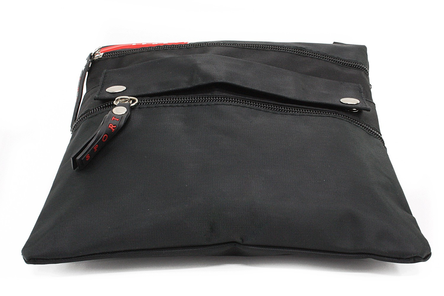 Černá menší pánská crossbody taška Reed