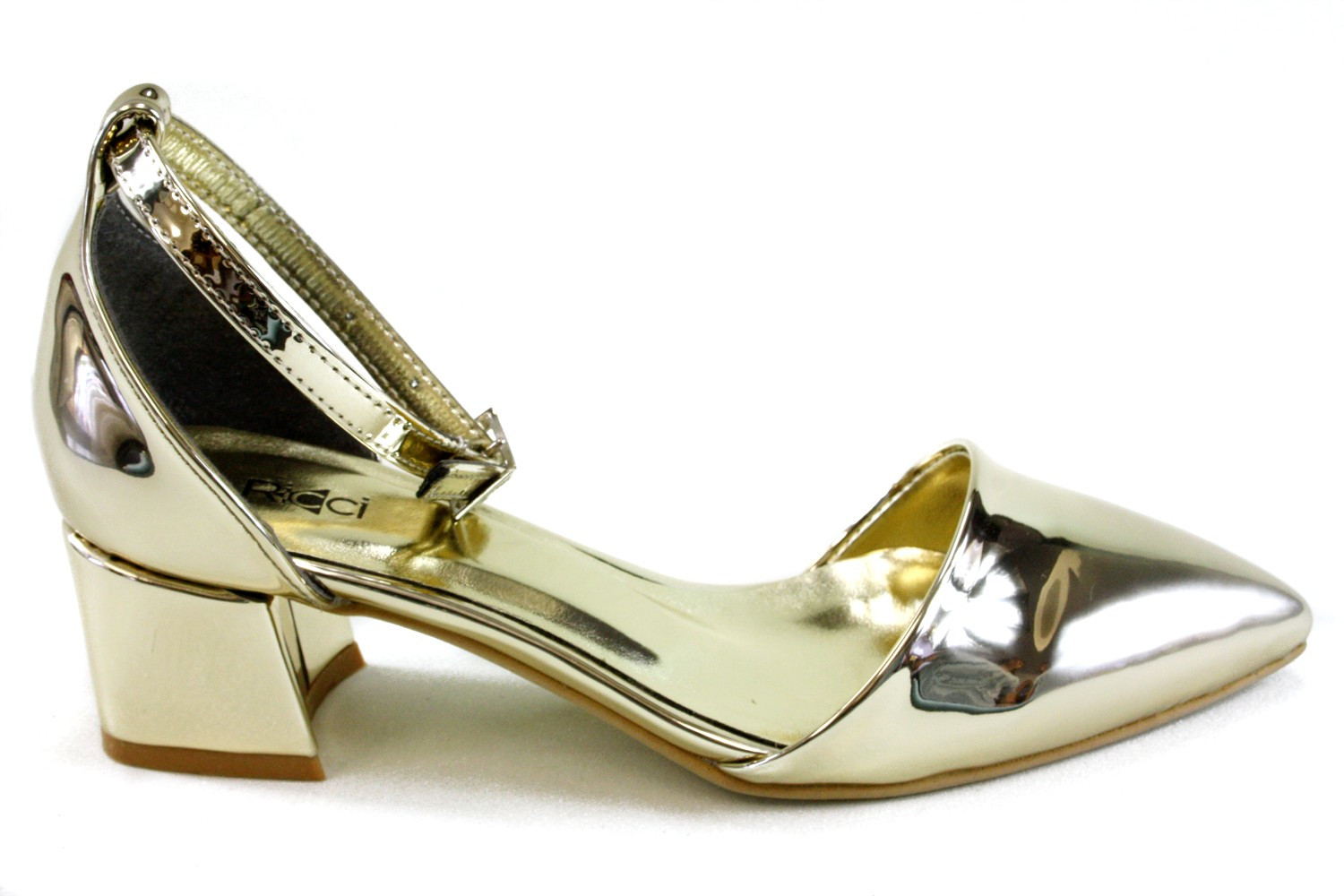 Zlaté dámské společenské lodičky Ivy