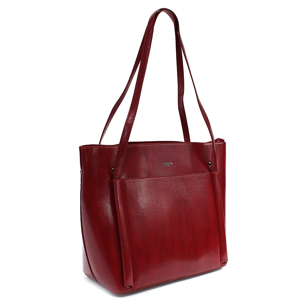 Červená dámská luxusní kabelka do ruky i přes rameno Richerre