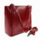Vínově červená dámská luxusní kabelka do ruky i přes rameno Richerre