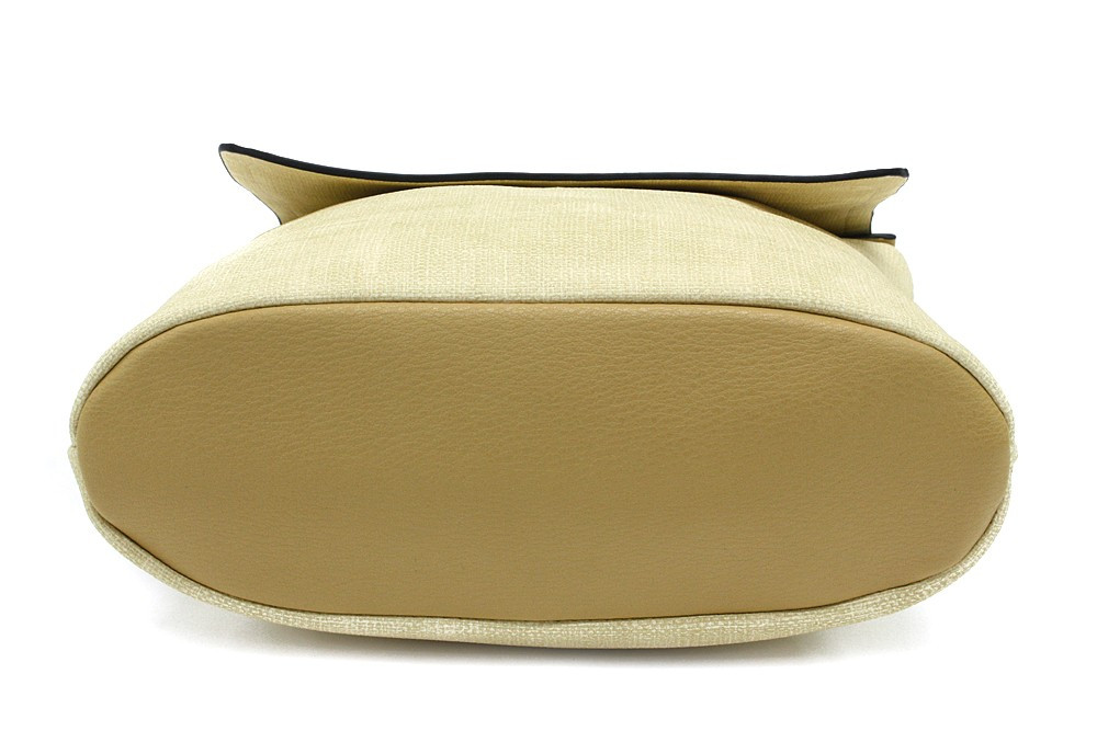 Žlutá menší dámská crossbody kabelka s klopnou Denisha