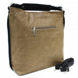 Hnedočierna dámska praktická kabelka cez rameno Marielle