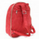 Červenobéžový zipový dámský batoh Trina