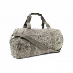 Hnedá veľká cestovná látková taška so vzorom Nelda