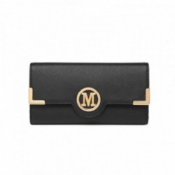 Čierna klasická dlhá dámska peňaženka Nayeli