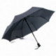 Šedý plně automatický skládací pánský deštník s kostkou Thiago