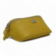 Žlutá dámská společenská mini kabelka ledvinka Selah
