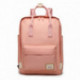 Růžový elegantní nepromokavý batoh na notebook Herve