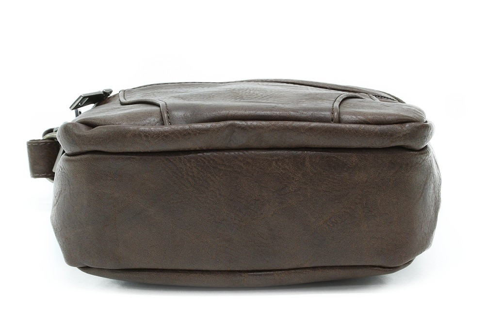 Kávově hnědá pánská praktická crossbody taška Tyrell