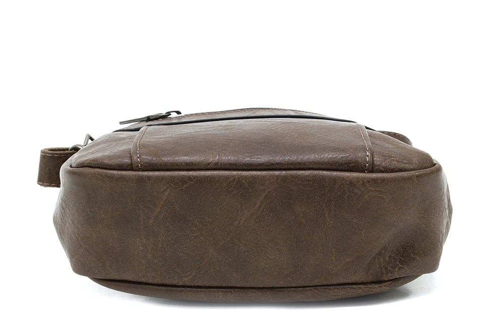 Hnědošedá pánská praktická crossbody taška Callen