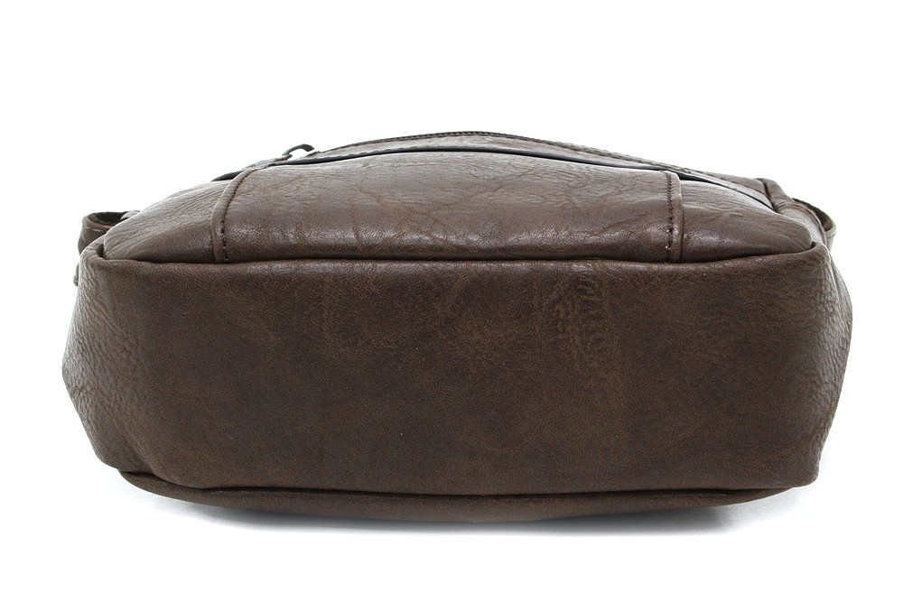Kávově hnědá pánská praktická crossbody taška Callen