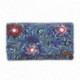 Modrá barevná kožená dámská peněženka Kassidy