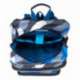 Černomodrý voděodolný zipový školní batoh pro kluky Awesome
