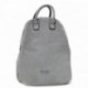 Šedý moderní zipový dámský batoh Mabella