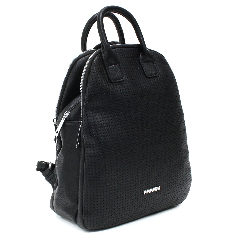 Čierny moderný zipsový dámsky batoh Mabella