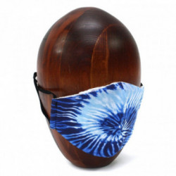 Modrá bavlnená rúška s prídavným filtrom