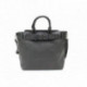 Tmavě šedý dámský elegantní kabelkový set 2v1 Berthe