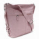 Světle růžová velká moderní crossbody kabelka Ulbiel