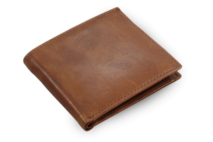 Tmavo hnedá pánska kožená peňaženka Adodine