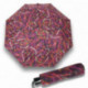 Růžový barevný mechanický skládací dámský deštník Alivia