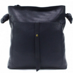Tmavomodrá dámska zipsová kabelka do ruky aj cez rameno Joelle