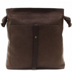 Kávovo hnedá dámska zipsová kabelka do ruky aj cez rameno Joelle