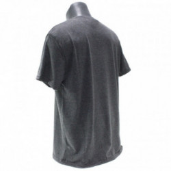 Šedé pánske tričko s okrúhlym výstrihom Keenan