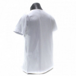 Biele pánske tričko s okrúhlym výstrihom Ashton