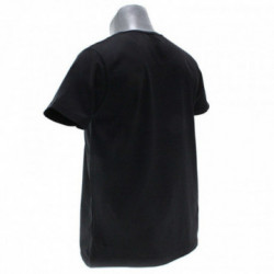 Čierne pánske tričko s okrúhlym výstrihom Ashton