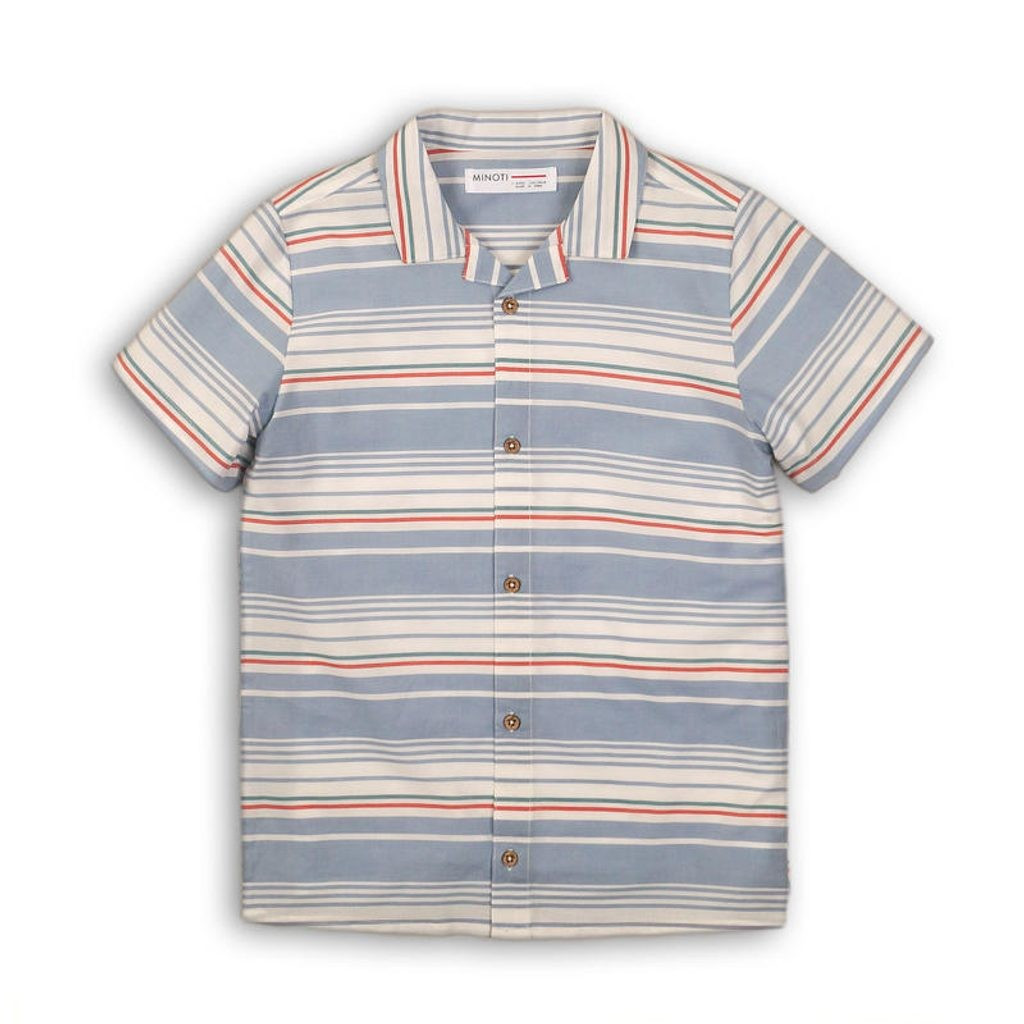 Barevná chlapecká košile s krátkým rukávem Enrique - velikost 98 až 128