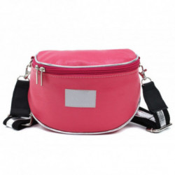Ružová dámska zipsová kabelka - ľadvinka Libby