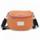 Oranžová dámská zipová kabelka - ledvinka Libby