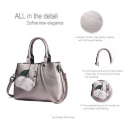 Strieborná dámska kabelka do ruky aj cez rameno Tiffanie