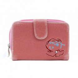 Ružová dámska peňaženka so zápinkou Jazmine