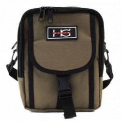 Hnedá pánska praktická zipsová crossbody taška Amery