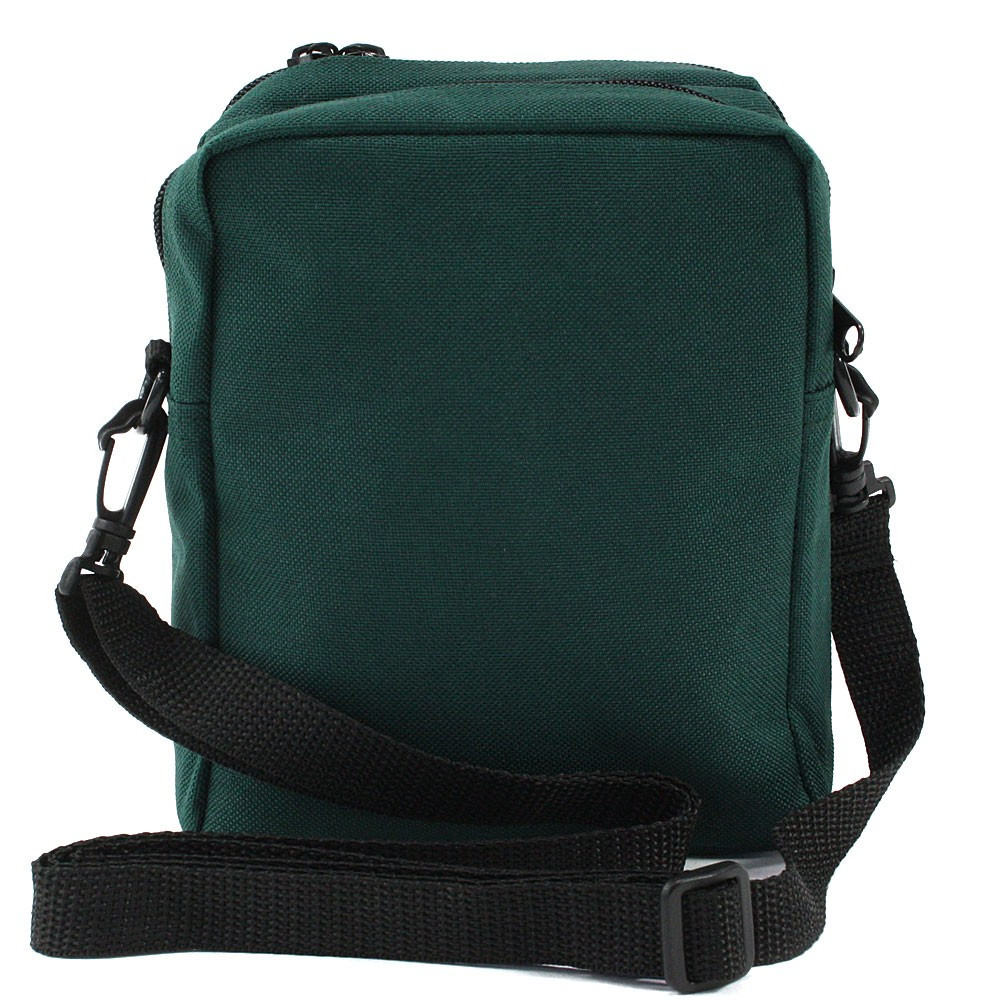Tmavě zelená pánská praktická zipová crossbody taška Amery