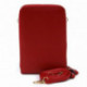 Červená zipová dámská kabelka přes tělo Sanford