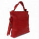 Červená dámská zipová kabelka přes rameno Aryana