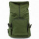 Tmavě zelený prostorný klopnový batoh Quintin