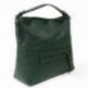 Tmavě zelená velká dámská kabelka přes rameno Berneen