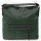 Tmavě zelená velká dámská kabelka přes rameno Berneen