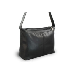 Čierna dámska kožená kabelka Amilies