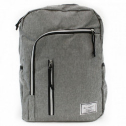 Svetlosivý zipsový mestský batoh Corvin